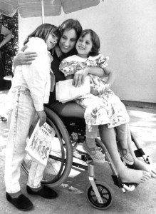 048 Judi Lisa Jessie wheelchair 7-22-90 Cross 7x9x300B